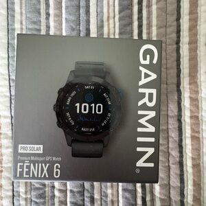 Garmin Fenix 6 Pro Solar GPS Watch
